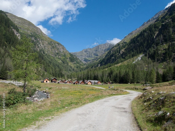 Fototapeta mountain village