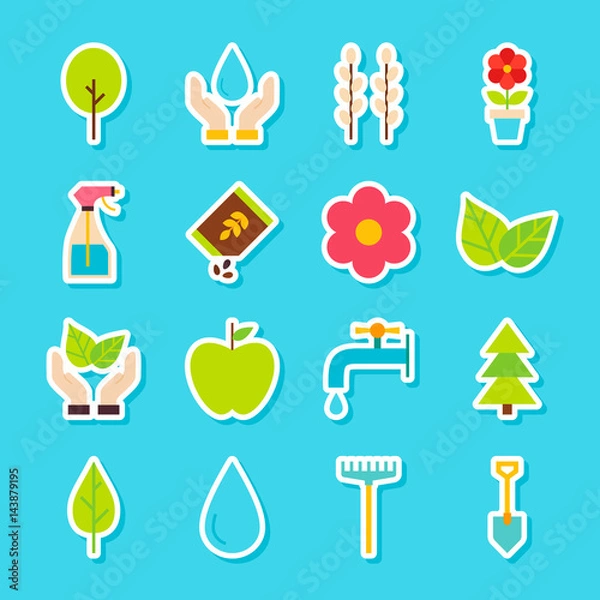 Fototapeta Gardening Spring Stickers