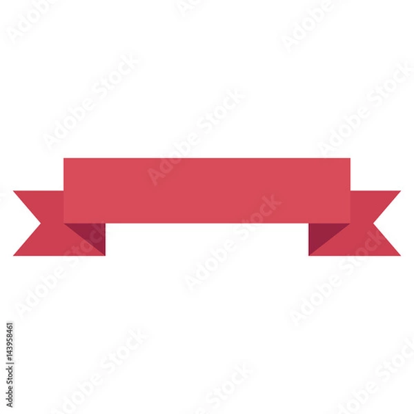 Fototapeta ribbon decorative frame icon