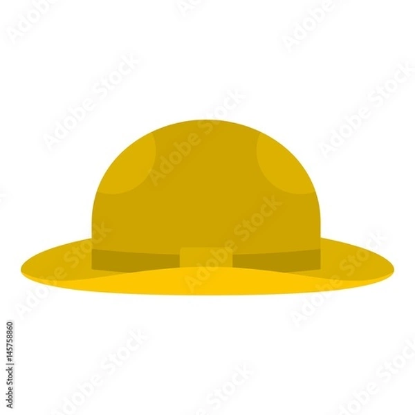 Fototapeta Summer hat icon isolated