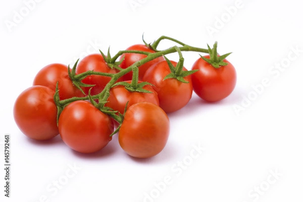 Fototapeta Cherry tomato, isolated on white background