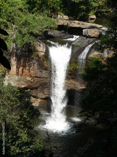 Fototapeta Waterfall in Khao Yai national park, Thailand