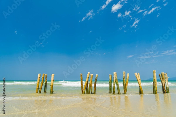 Fototapeta The beach in Hoi An Vietnam