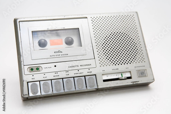 Fototapeta cassette recorder