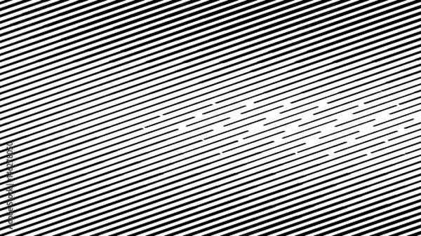 Fototapeta Abstract halftone. Black Bands on white background. Halftone background.