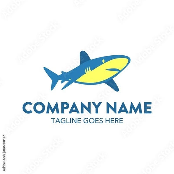 Fototapeta Shark Logo Template