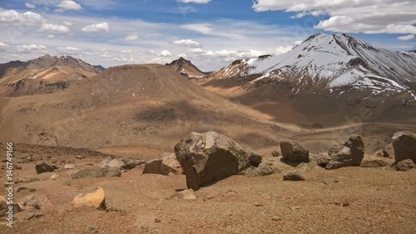 Fototapeta Lagunas Altiplánicas - Parque nacional Sajama