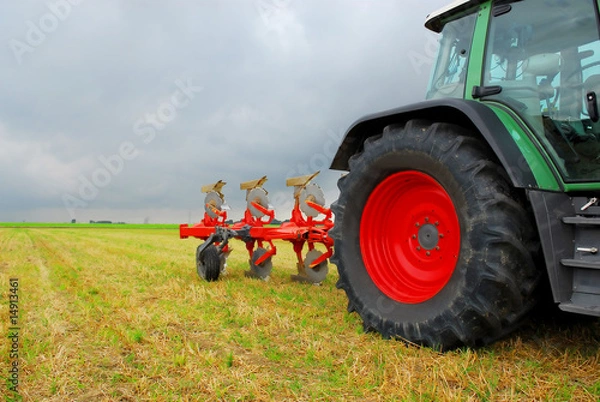 Fototapeta tractor