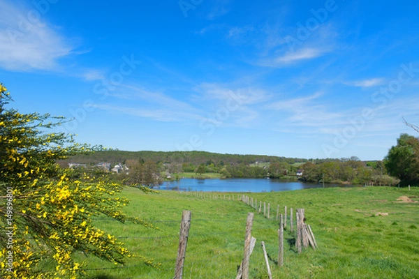 Fototapeta Landscape in French Limousin