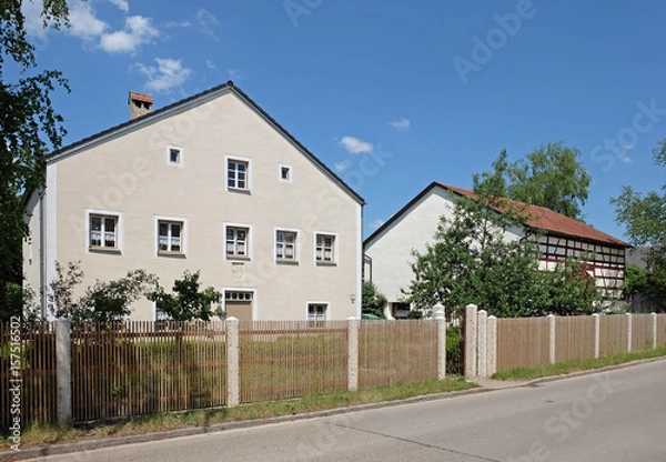 Fototapeta Historische Bauwerke in Haunstetten