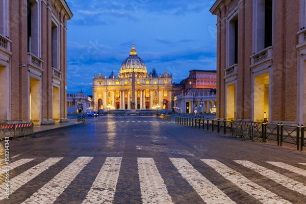 Fototapeta Rome. Saint Peter's Cathedral.