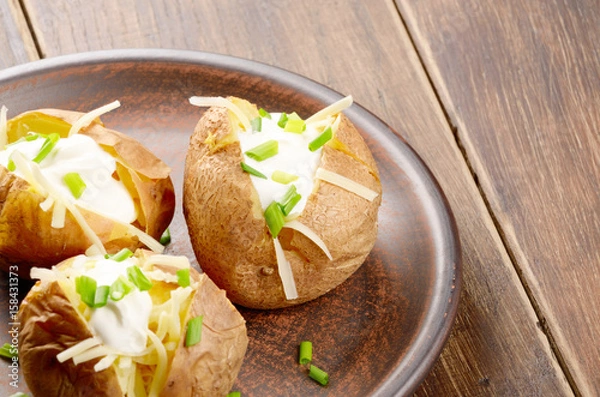 Fototapeta Baked Potatoes