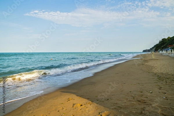 Fototapeta A beautiful beach, concept of travel