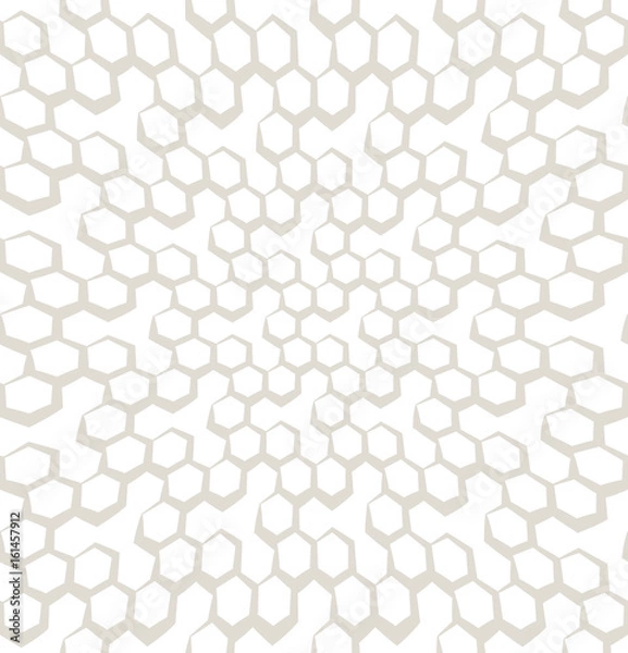 Fototapeta vector geometric hexagon seamless pattern background