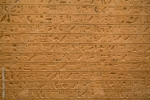 Fototapeta Hieroglyphs on the wall