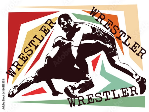 Fototapeta WRESTLING