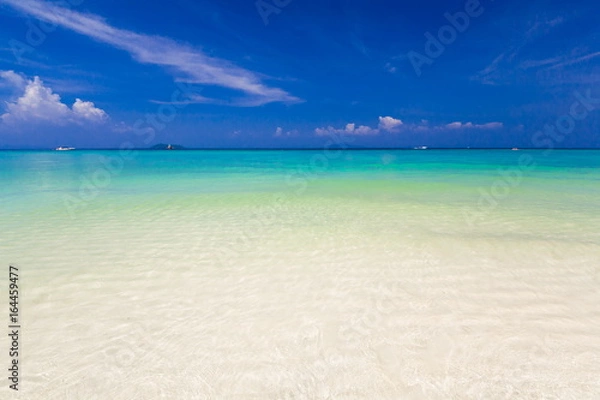 Fototapeta Thailand. Sea  background. White sand