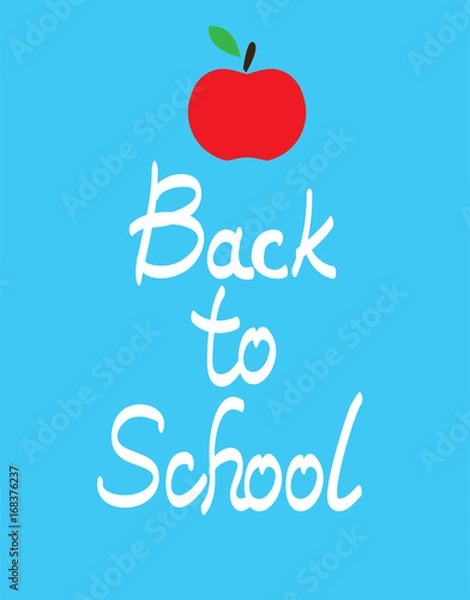 Fototapeta Vector back to school