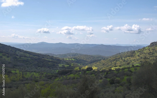 Fototapeta Sierra de Tentudía / Tentudía Saw. Cabeza la Vaca. Badajoz