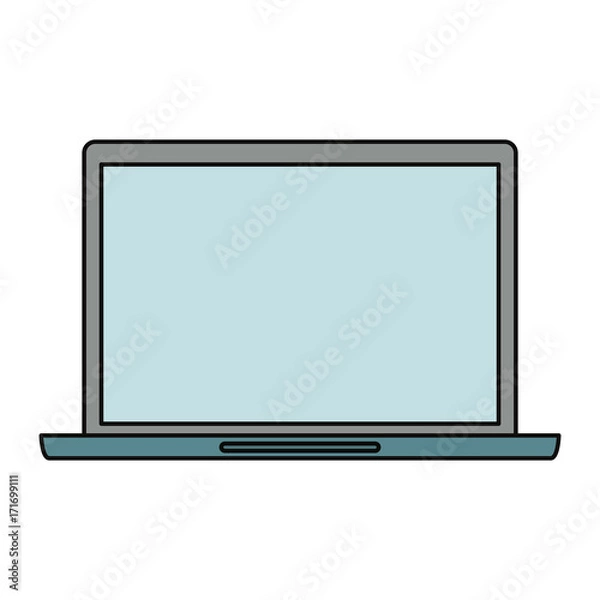 Fototapeta laptop computer icon