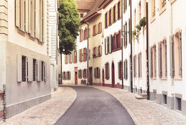 Fototapeta Basel - Old town - Altstadt - Switzerland