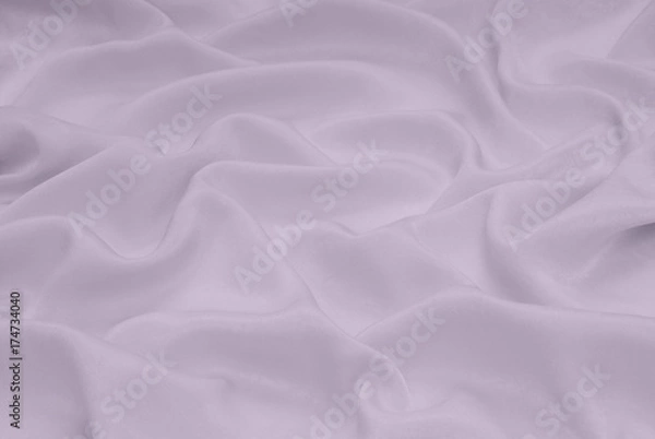 Obraz light violet satin material, lilac sateen fabric,  silk textile, beautiful creative background