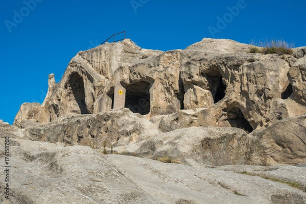 Fototapeta Old cave city Uplistsikhe in Caucasus region, Georgia