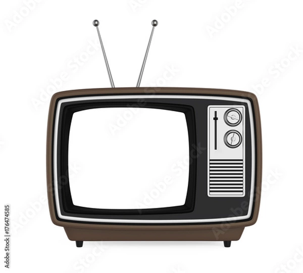 Obraz Retro Television Isolated