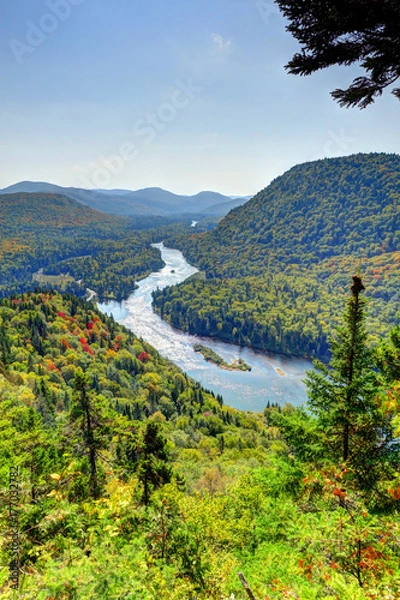 Fototapeta Parc de la Jacques Cartier, Quebec, Canada