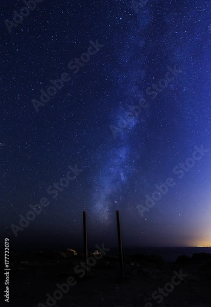 Fototapeta Droga Mleczna z Cape Greco w Ayia Napa na Cyprze