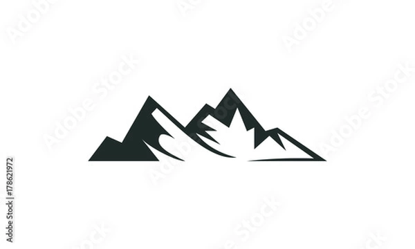 Fototapeta mountain logo icon