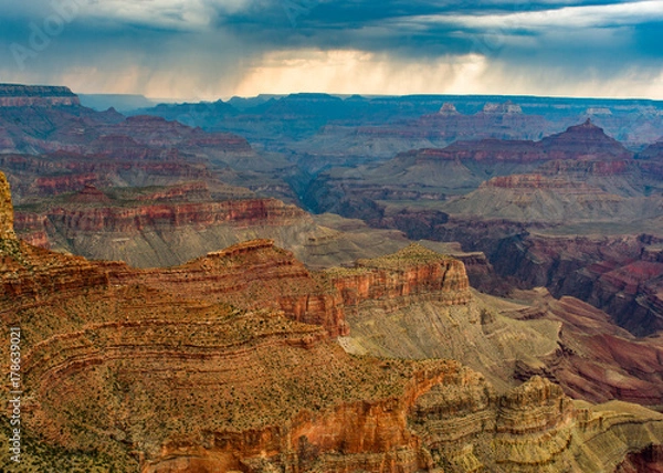 Fototapeta Grand Canyon Stormy Sunset