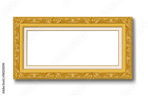 Fototapeta gold vintage picture frame 