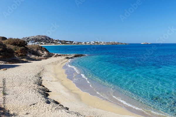 Fototapeta Orkos beach of Naxos, Greece