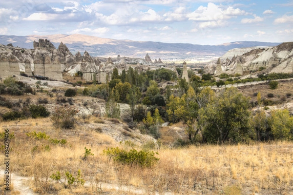 Fototapeta Inside honey valley, white valley and love valley in Cappadocia in Turkey
