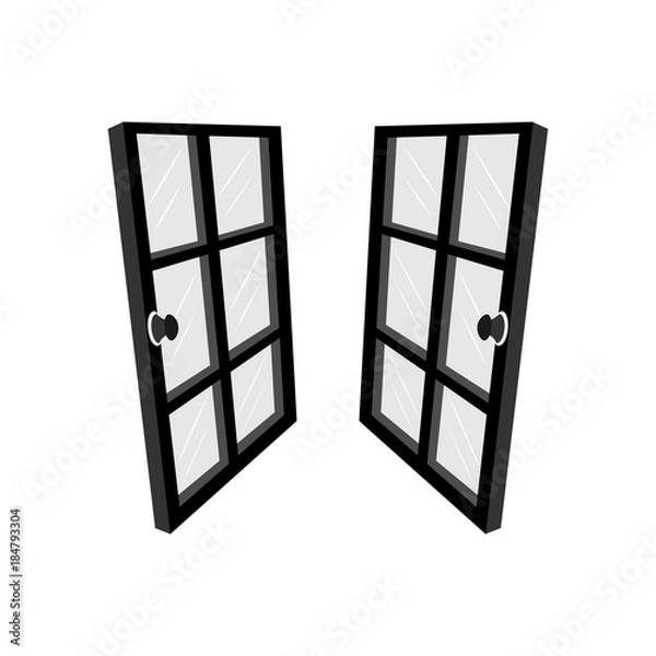 Fototapeta Window icon. Vector Illustration