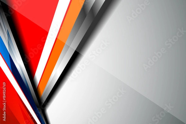 Fototapeta Vector illustration of Abstract Backgrounds with space area for business banner and advertising web design