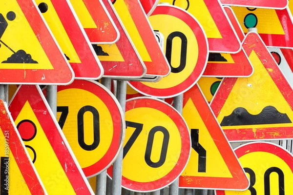 Fototapeta Traffic signs 