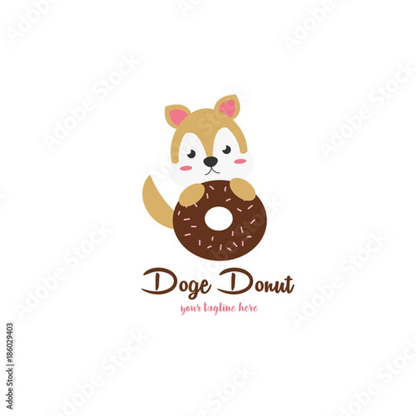 Obraz Cake Logo Vector Art