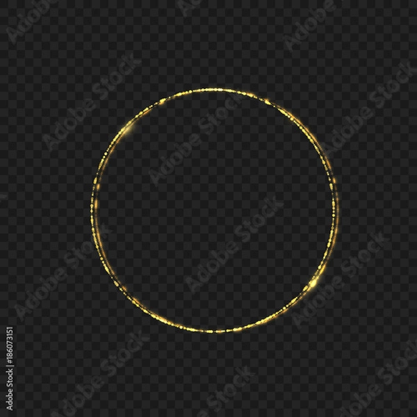 Fototapeta Golden fire ring