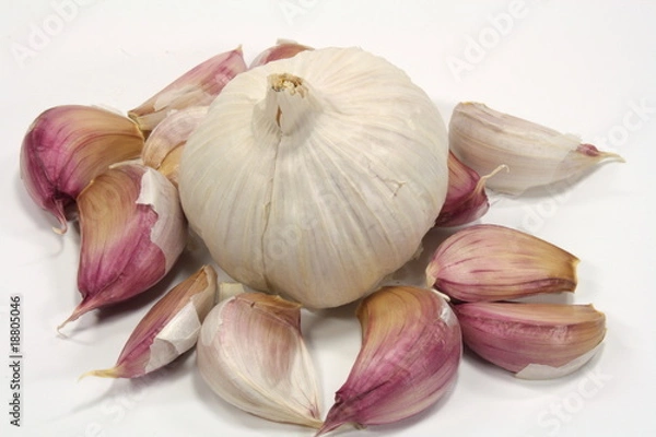 Fototapeta Knoblauch und Zehen