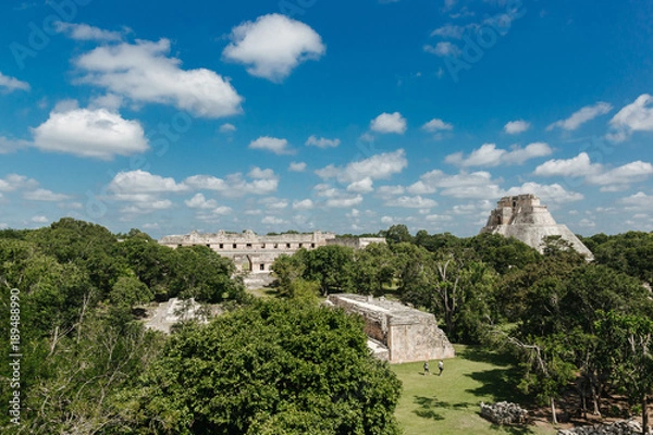 Fototapeta mayan city of uxmal mexico