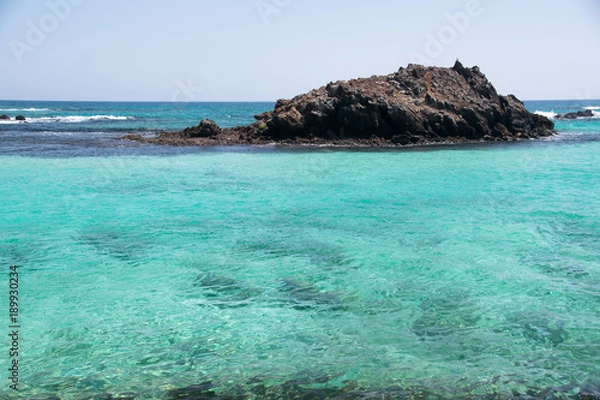 Fototapeta Insel Lobos bei Fuerteventura den Kanarischen Inseln