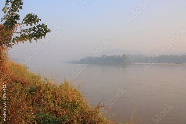 Fototapeta The coast in Laos.