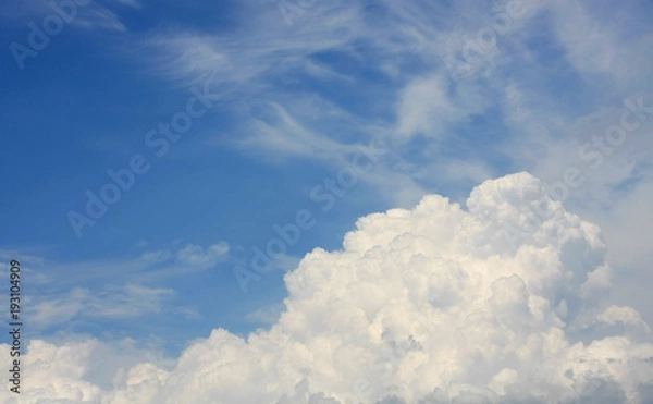 Fototapeta abstract clouds in blue sky