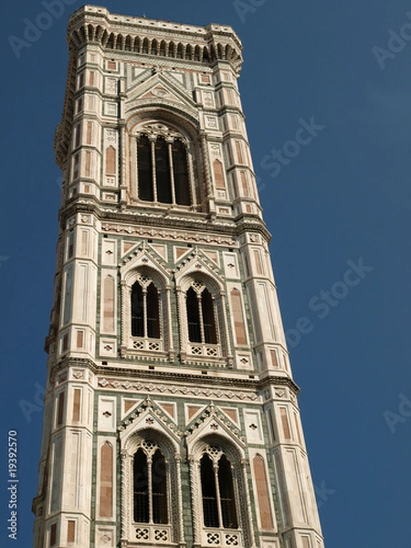 Obraz View of the Giotto's bell tower - Florence