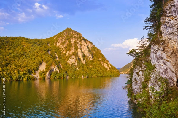 Fototapeta River Drina - national nature park in Serbia