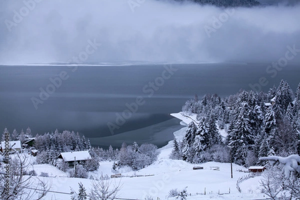 Fototapeta Lake at winter