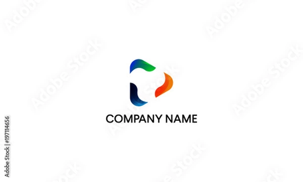 Fototapeta Modern logo design