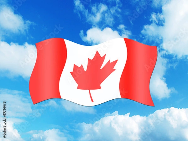 Fototapeta bandeira do Canada